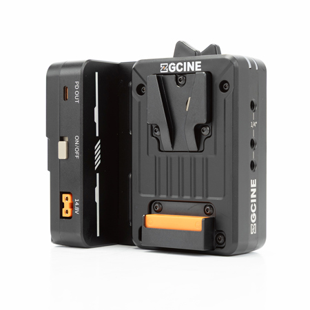 ZGCINE VM-HS2 Hot Swap/Shark Fin Dual Micro V Mount Battery Plate