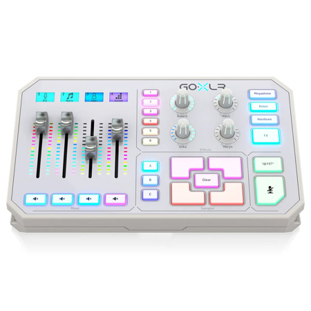 TC Helicon Helicon GoXLR USB Streaming Mixer, White