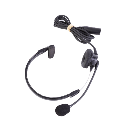 Telex PH-88R5 Single-Sided Lightweight Headset with 6' Cable & A5M Connector, 300Hz-15kHz Headphones Frequency, 150 Ohms Headphones & 200 Ohms Mic Impedance
