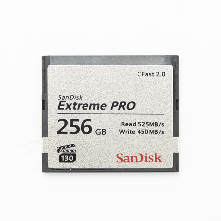 SanDisk Extreme PRO 256GB CFast 2.0 Memory Card, Up to 525MB/s Read, Up to 445MB/s Write Speed
