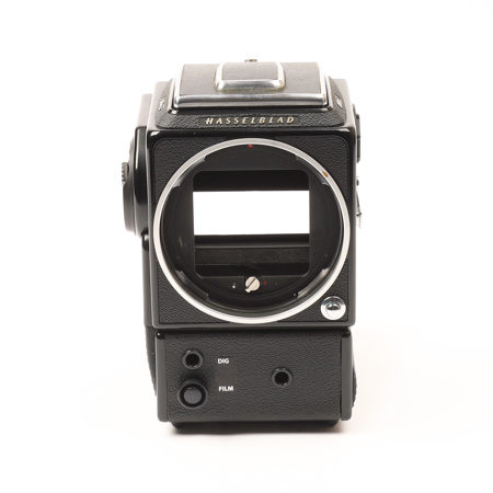 Hasselblad 555 ELD Chrome Body With Waist Level Finder