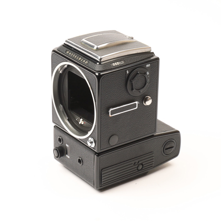 USED Hasselblad 555 ELD Chrome Body With Waist Level Finder