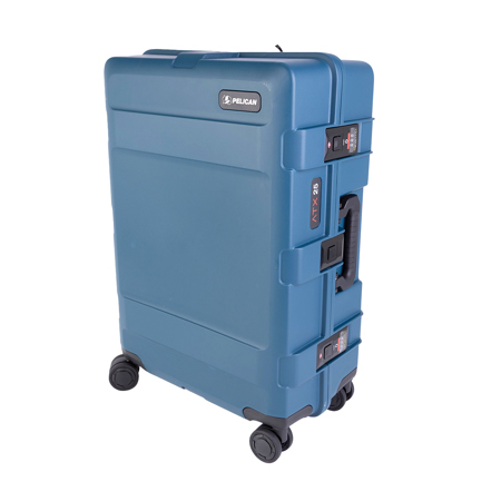 Pelican ATX 25" Waterproof Wheeled Check-In Hard Travel Case, Medium Indigo Blue