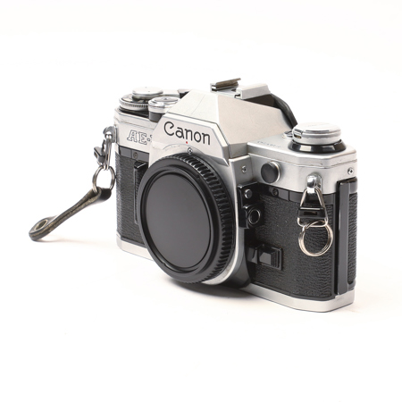 USED Canon AE-1 SLR 35mm Manual Focus Camera Body, Chrome