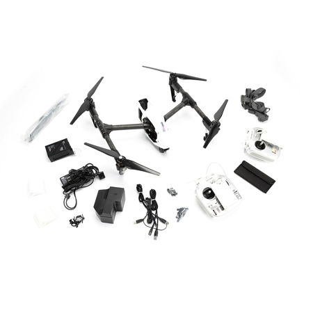 DJI Inspire 1 Quadcopter with 4K Camera and 3-Axis Gimbal - Bundle with 2 Remote Controls