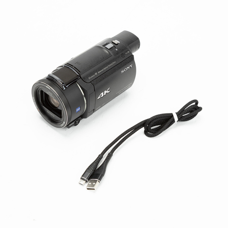 Sony FDR-AX53 16.6MP 4K Ultra HD Handycam Camcorder, 20x Optical Zoom, Black