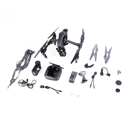 DJI Inspire 1 Pro Black Edition Quadcopter with Zenmuse X5 4K Camera and 3-Axis Gimbal, Transmitter Included