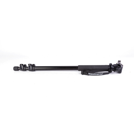 Manfrotto 679B Three Section Black Monopod with 234RC Quick Releas Swivel Tilt Head.