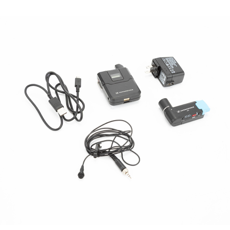 Sennheiser AVX-MKE2 SET Digital Camera-Mount Wireless Omni Lavalier Microphone System (1.9 GHz)