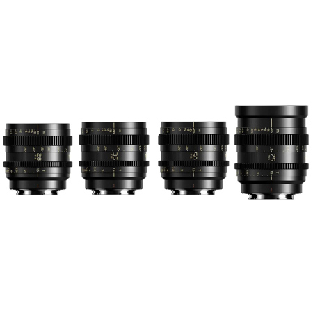 THYPOCH Simera-C 28mm, 35mm, 50mm and 75mm T1.5 Prime Cine 4-Lens Kit for Sony E