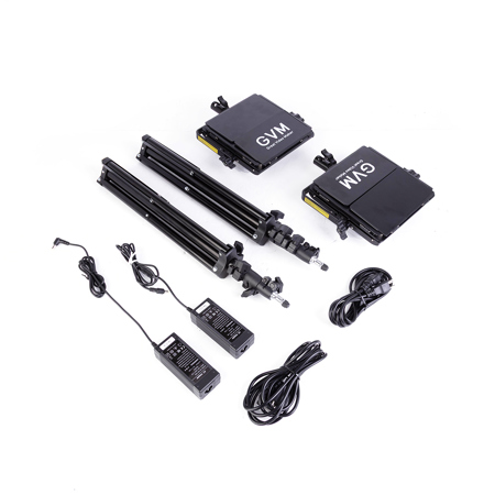 GVM 560AS 30W Bi-Color Soft LED Panel 2-Light Kit, 2300K-6800K