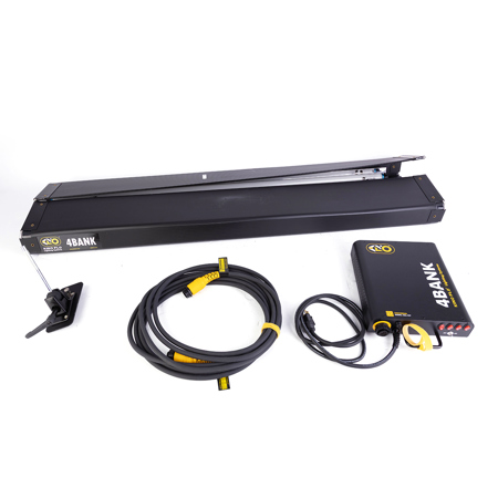 Kino Flo 4' 4-Bank Kit - Includes 4-Bank Fixture, 4-Bank Ballast, Soft Case, Universal 230U