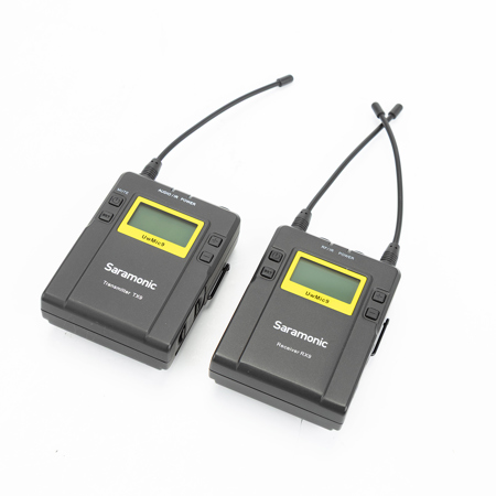 Saramonic UwMIC9 96-Channel Digital UHF Wireless Lavalier Microphone System, Includes RX9 Portable Receiver, TX9 Bodypack Transmitter