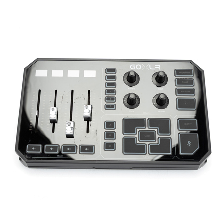 TC Electronic Helicon GoXLR Revolutionary Online Broadcaster Platform with 4-Channel Mixer, Motorized Faders, Sound Board and Vocal Effects
