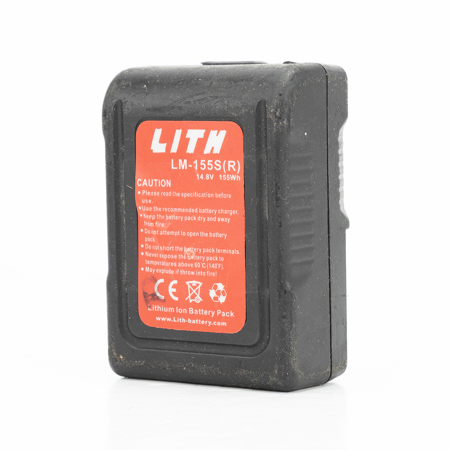 Lith Battery 150W V-Mount Battery, Red