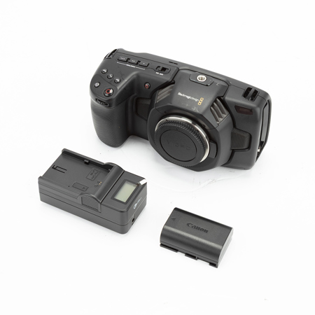 Blackmagic Design Pocket Cinema Camera 4K Body Only With Active Micro Four Thirds Lens Mount (No DaVinci Resolve Dongle)