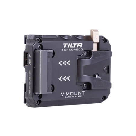 Tilta Dual Canon BP to V Mount Adapter Battery Plate for RED Komodo, Black