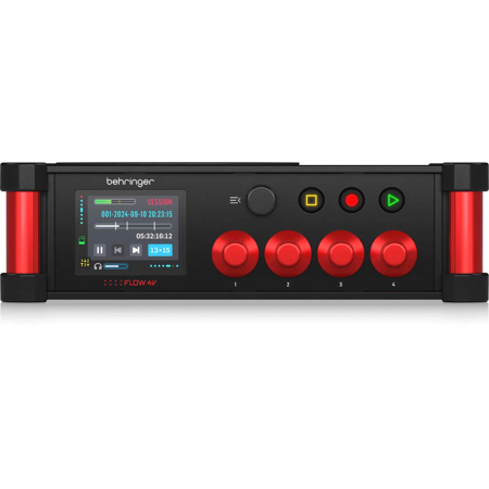 Behringer FLOW 4V Digital Audio Mixer and Field Recorder with Wireless Remote Control