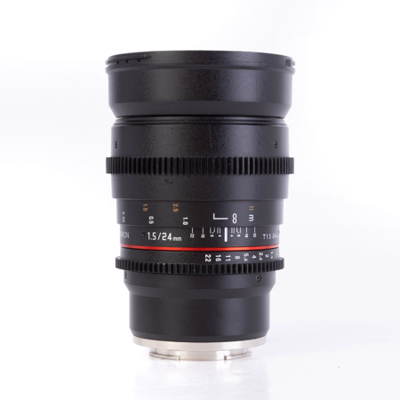 USED Rokinon 24mm T1.5 Cine Lens for Sony E