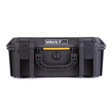Pelican V300 Vault Large Firearm Case without Foam for Two Handguns, Black