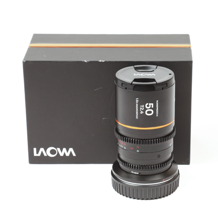 Venus Laowa Nanomorph 1.5x S35 Anamorphic Lens 50mm T2.4 Canon RF Amber Flare
