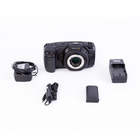 Blackmagic Design Pocket Cinema Camera 4K Body Only With Active Micro Four Thirds Lens Mount (No DaVinci Resolve Dongle)