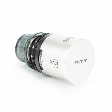 BLAZAR LENS Remus 100mm T2.8 1.5x Anamorphic Cine Lens for PL Mount Blue Flare