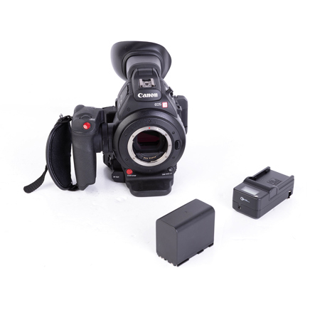 Canon EOS C100 Mark II Cinema Camcorder Body with Dual Pixel CMOS AF Feature Upgrade - EF Lens Mount