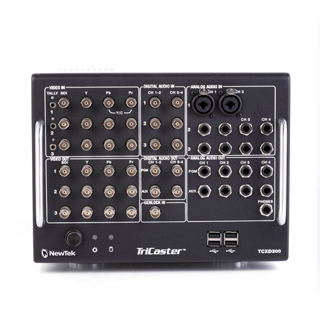 NewTek TriCaster TCXD300 HD TV Studio for HD Portable Live Production, Full Unit