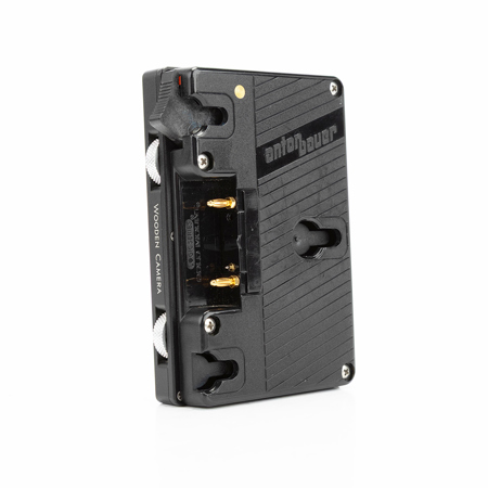 Wooden Camera Cable-Less Gold Mount Power Plate for RED Weapon/Scarlet-W/Raven Cameras