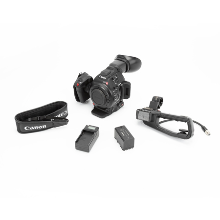 Canon EOS C100 Mark II Cinema Camcorder Body with Dual Pixel CMOS AF Feature Upgrade - EF Lens Mount