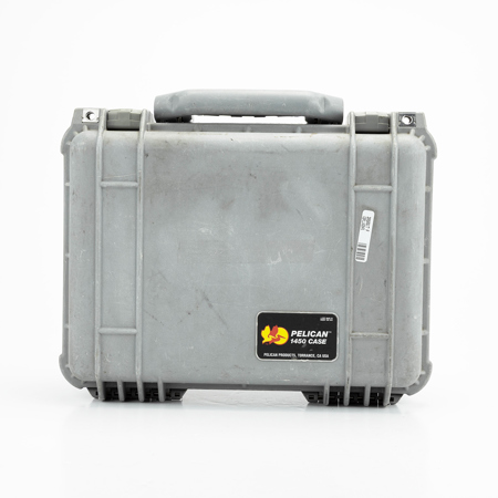 Pelican 1450 Medium Case without Foam, Silver