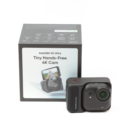 Insta360 GO Ultra 4K Action Camera Standard Bundle Midnight Black