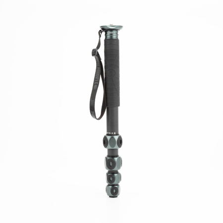 3 Legged Thing Alana 5-Section Carbon Fiber Monopod, Metallic Slate Gray