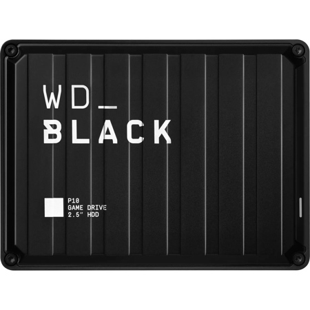 WD _BLACK P10 4TB Game Drive External USB 3.2 Gen 1 Portable Hard Drive, Black