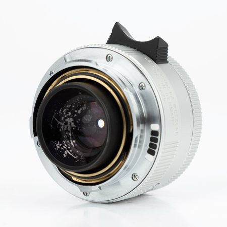USED Leica 35mm f/2 SUMMICRON-M ASPHERICAL Silver Chrome Finish