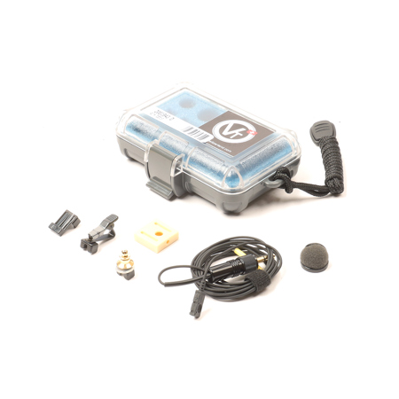 Voice Technologies VT500 Flat Frequency Omni Lavalier Mic with 1/8" (3.5mm) Mini for Sennheiser EW Series, 20Hz-20kHz, 3000 Ohms Impedance, Black