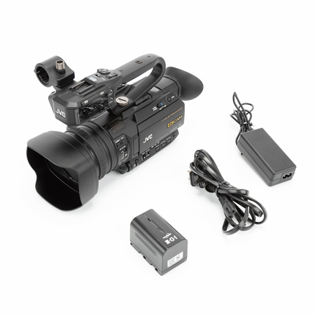 JVC GY-HM250U 12.4MP 4K UHD Compact Handheld Camcorder with Integrated 12x Ultra HD Lens