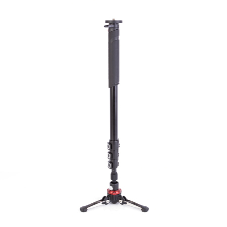 Manfrotto XPRO Monopod+ Aluminum Video Monopod, 4 Section, 27" Minimum Height, 75" Maximum Height, 17 Lbs Capacity
