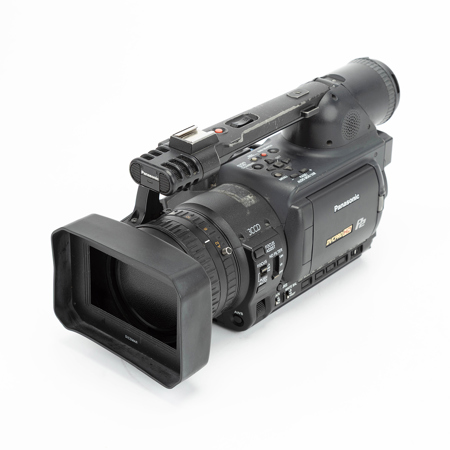 Panasonic Panasonic AG-HVX200A 1/3" 3 CCD P2 HD/DV Handheld Camcorder, 13x Optical Zoom, 3.5" LCD Screen, SD/SDHC Memory Card Slot