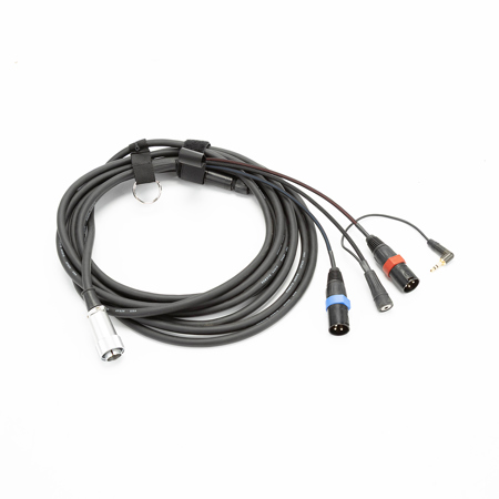 Remote Audio 20' ENG Breakaway Assembly with 10-pin Hirose M Mixer End to Standard Camera End Connectors
