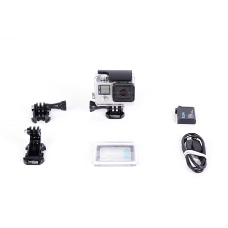 GoPro HERO4 Camera with Built-In Touch Display/Wi-Fi/Bluetooth, 12MP, 1080p Video, Built-in, Mini USB, Micro HDMI/SD, Waterproof, Silver