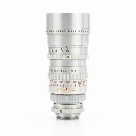 USED Kodak Cine Ektar 63mm F2.0 C-Mount Lens