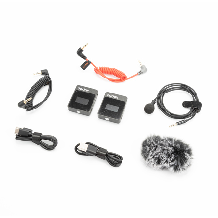 Godox MoveLink II M1 2.4GHz Wireless Microphone System, Black