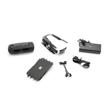 DJI Mavic Air Ultraportable and Foldable Drone with 3-Axis Gimbal-Stabilized Camera, Remote Controller Included, Standard, Arctic White