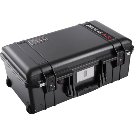 Pelican 1535TRVL Wheeled Carry-On Air Travel Case with Lid Organizer and Packing Cubes, Black