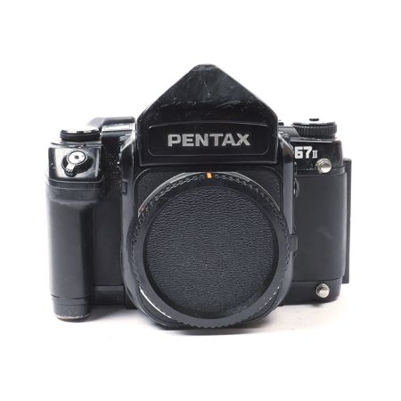 Pentax 67 II Medium Format SLR Manual Focus Camera Body With Non-AE Prism Finder