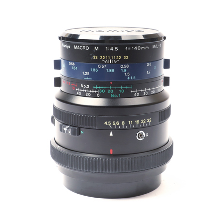 Mamiya Macro M 140mm f/4.5 M/L-A Lens RZ67, Pro II & IID.
