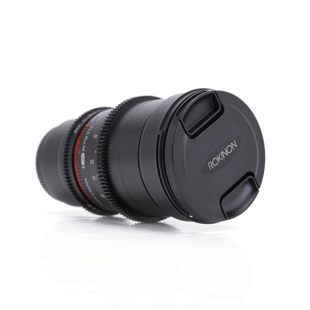 Rokinon 35mm T1.5 Cine VDSLR Wide-Angle Lens for Micro Four Thirds, Hybrid Aspherical Lens Element, 12" Minimum Focusing Distance
