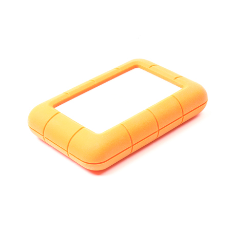 LaCie 4TB Rugged Mini Portable External Hard Drive, 5400 RPM, USB 3.0/2.0, Up to 5Gbps USB 3.0 Transfer Rate, Orange